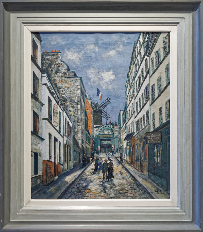 Rue Lepic, le moulin de la Galette - Maurice Utrillo