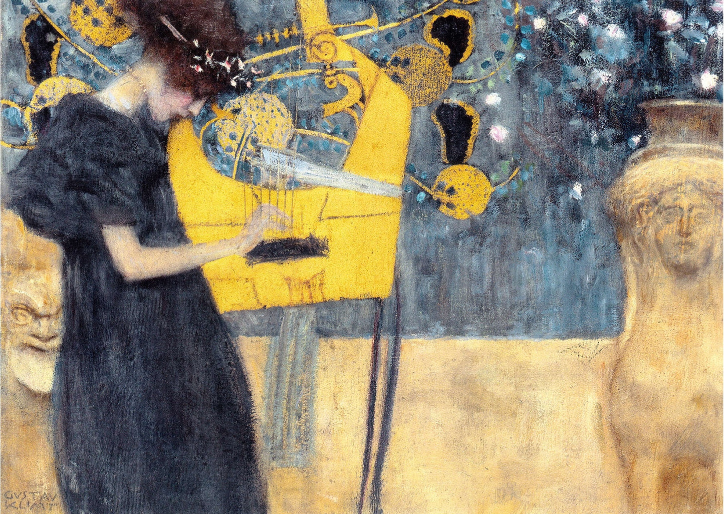 🎶👩🎨 מוזיקה – גוסטב קלימט (1895)