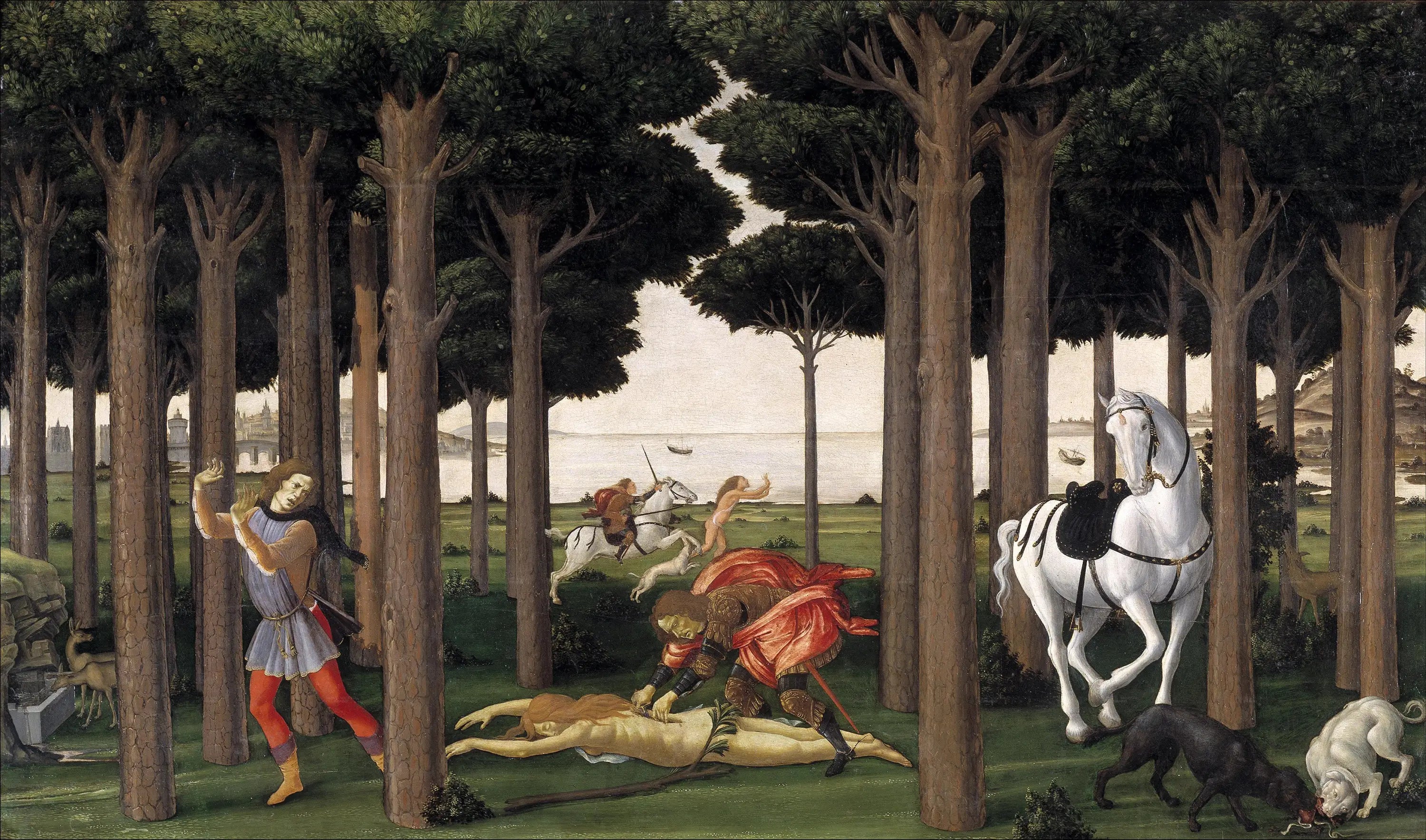 L’Histoire de Nastagio degli Onesti - Sandro Botticelli - Alpha Reproduction