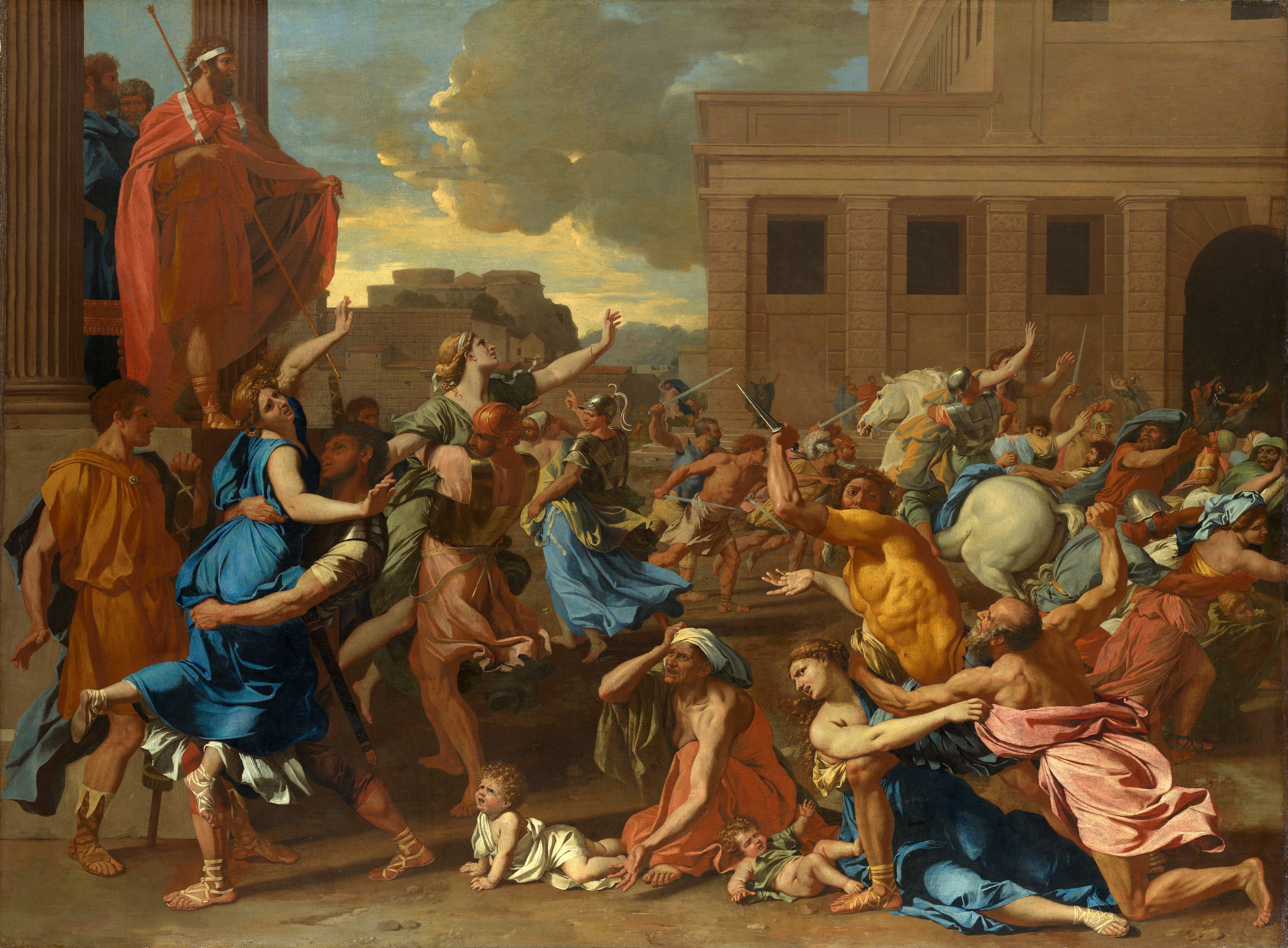 L'Enlèvement des Sabines - Nicolas Poussin