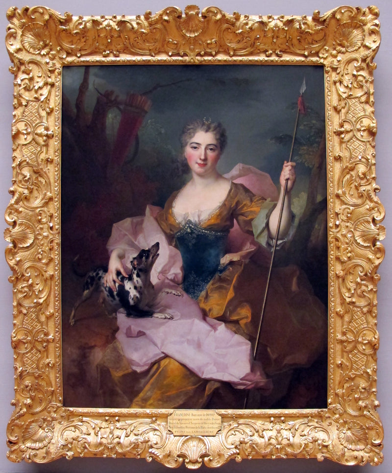 Portrait de la baronne de Vasserot en Diane - Nicolas de Largillière