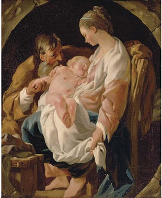 La Sainte Famille - Noël Hallé