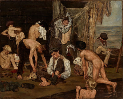 À la piscine - Max Liebermann - Alpha Reproduction