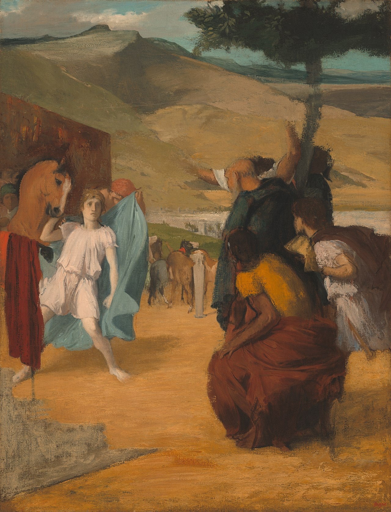 Reproduction du tableau « Alexandre et Bucéphale - Edgar Degas » par Alpha Reproduction en peinture à l’huile