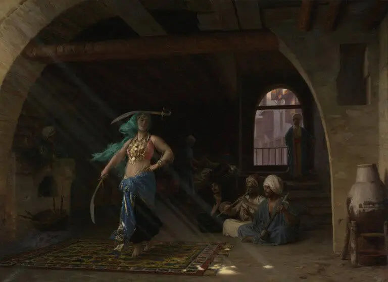 אלמה מבצעת את ריקוד החרב - ז'אן-לאון ז'רום