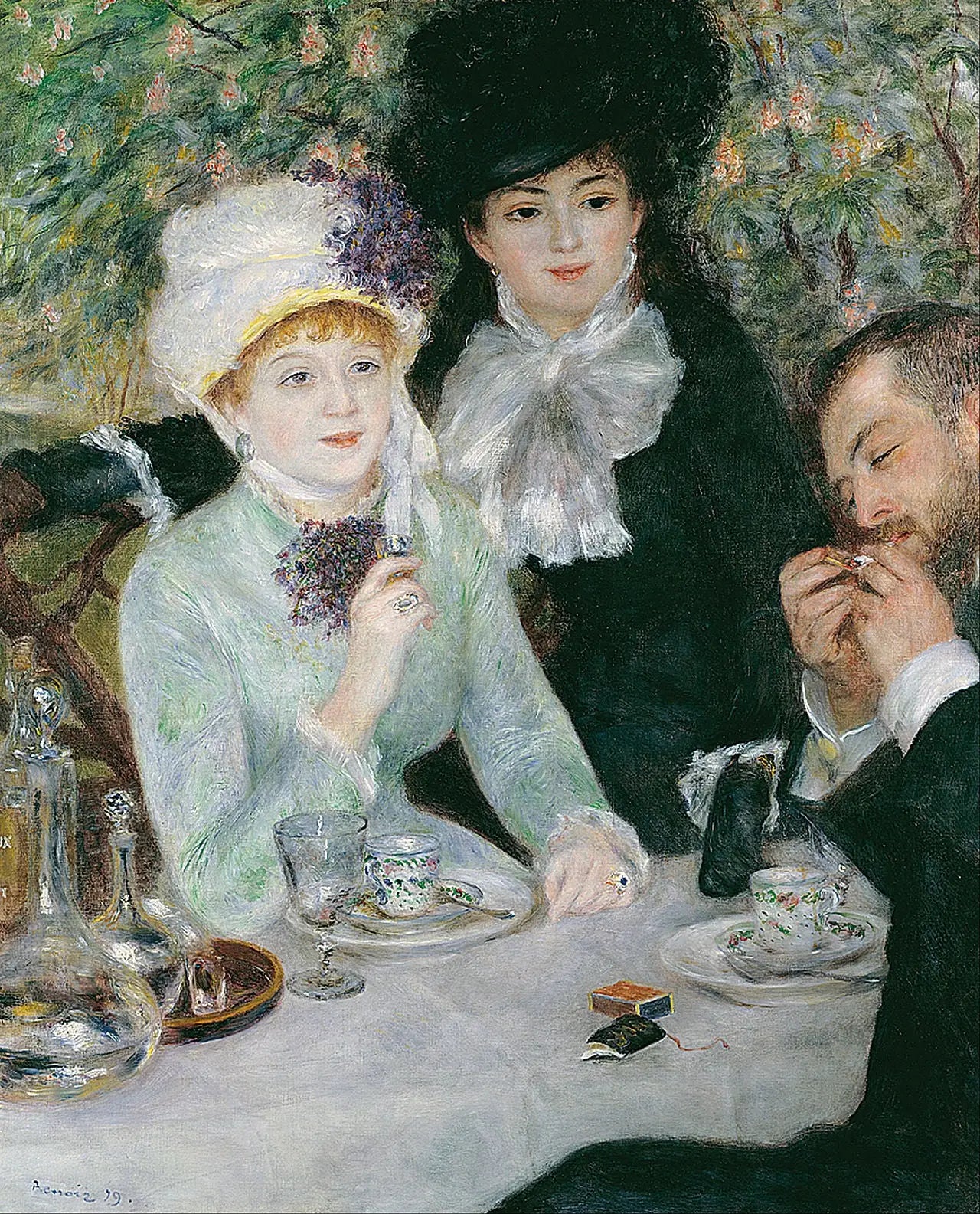 Reproduction du tableau « Après le déjeuner - Pierre-Auguste Renoir » par Alpha Reproduction en peinture à l’huile