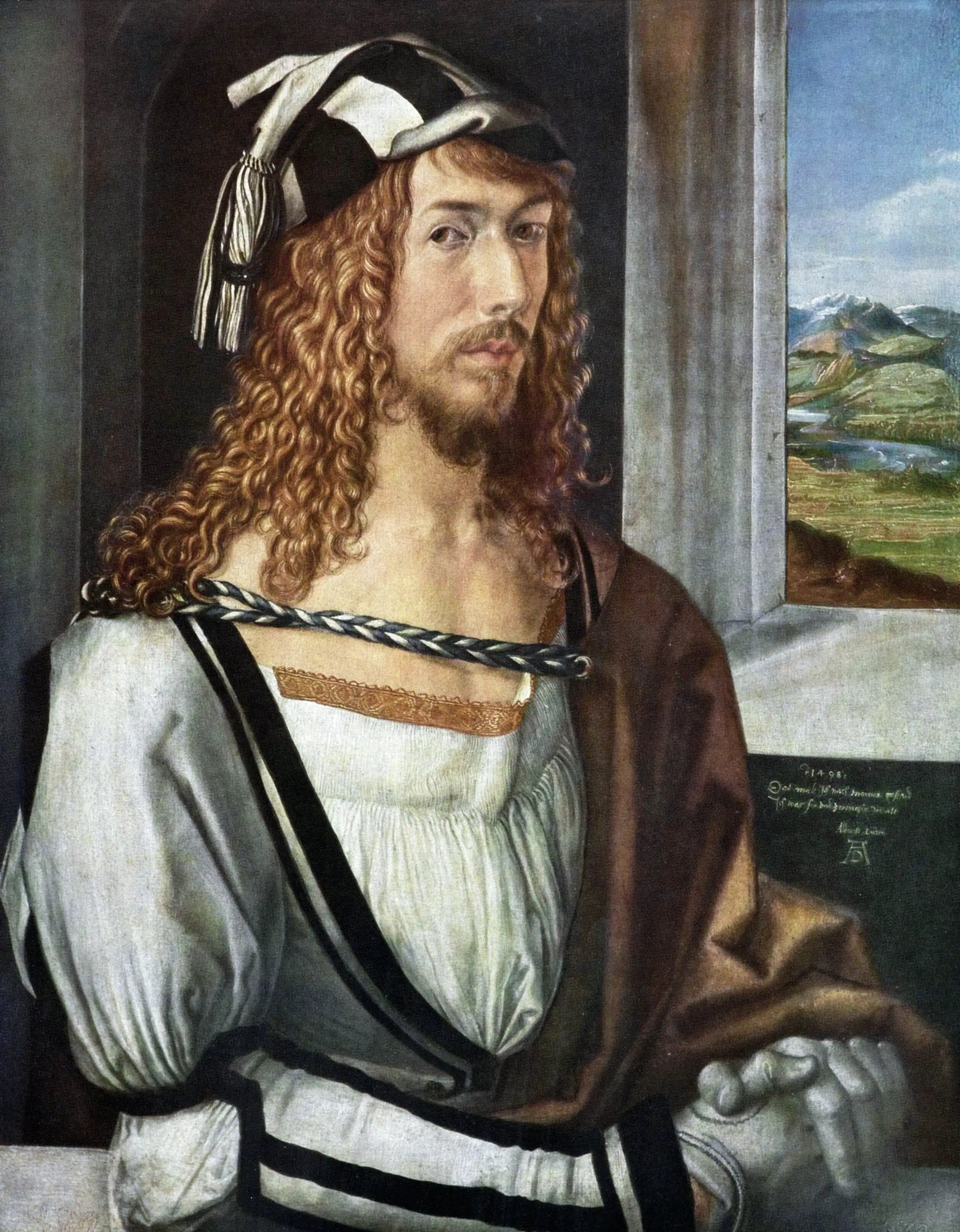 Autoportrait aux gants - Albrecht Dürer - Alpha Reproduction
