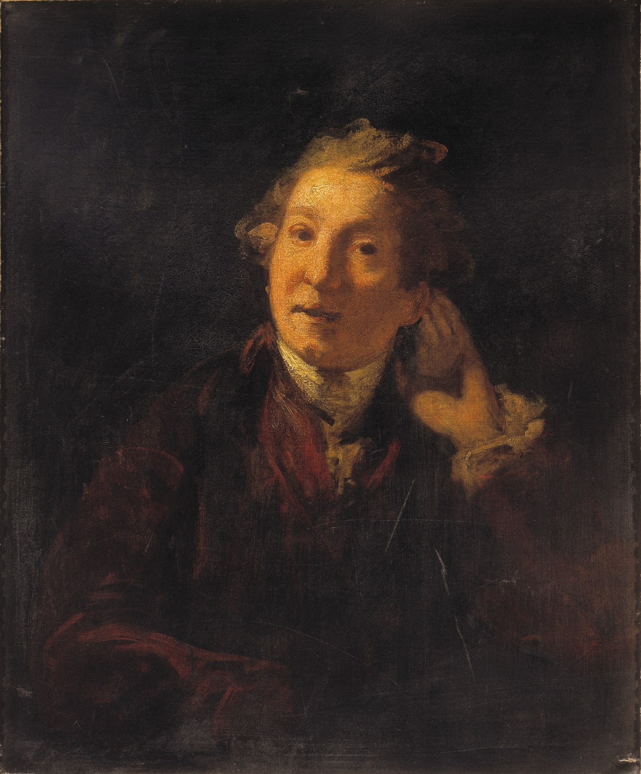 Autoportrait de l'artiste en homme sourd - Joshua Reynolds
