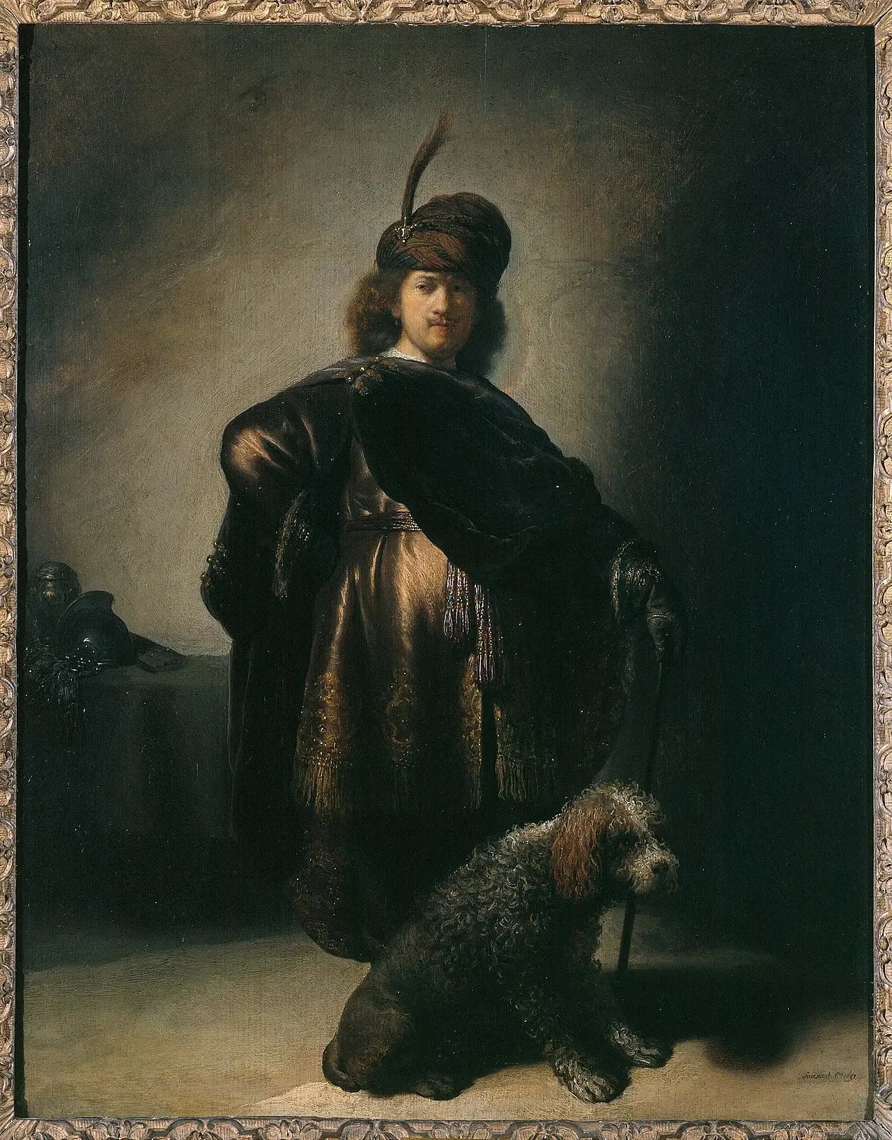 Autoportrait en habitudes orientales - Rembrandt - Alpha Reproduction