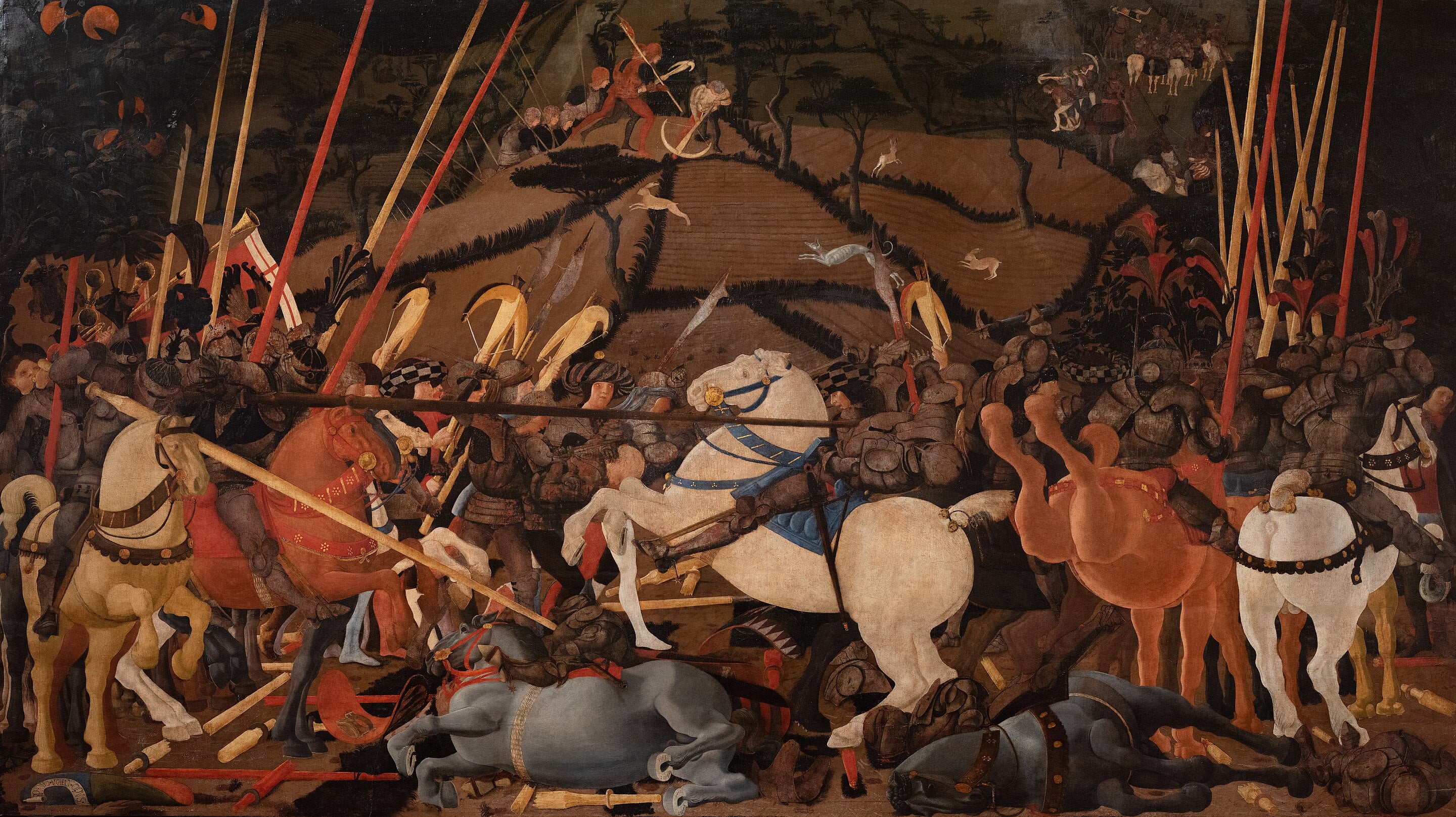 Bernardino della Ciarda désarçonné - Paolo Uccello