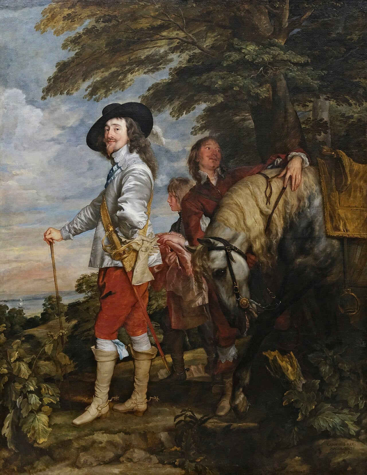 Charles Ier à la chasse - Antoine van Dyck