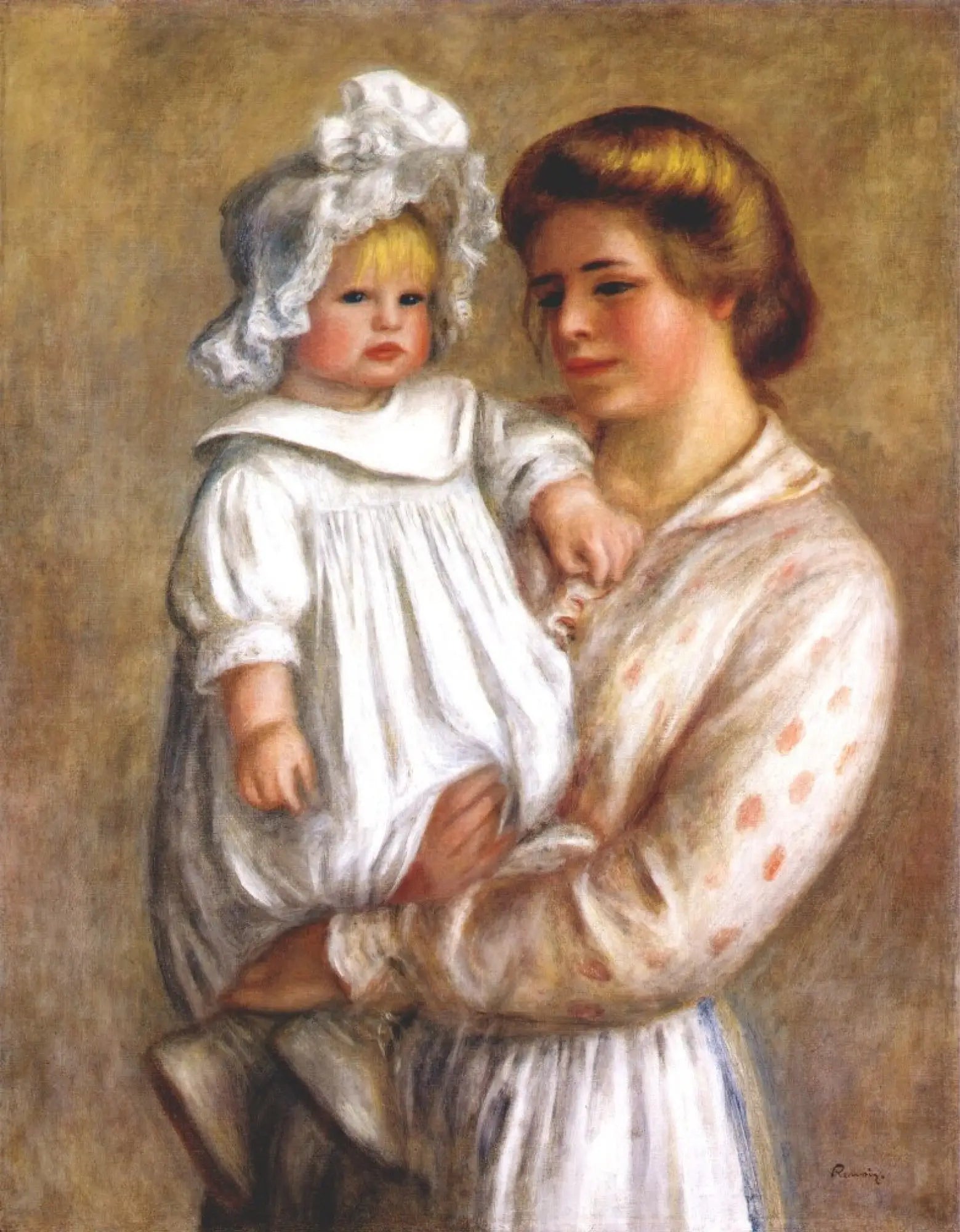 Reproduction du tableau « Claude et Renée - Pierre-Auguste Renoir » par Alpha Reproduction en peinture à l’huile