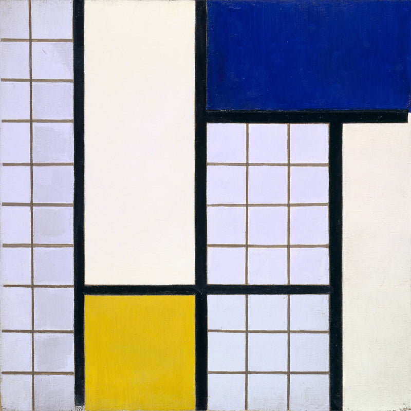 Composition en demi-valeurs - Theo van Doesburg