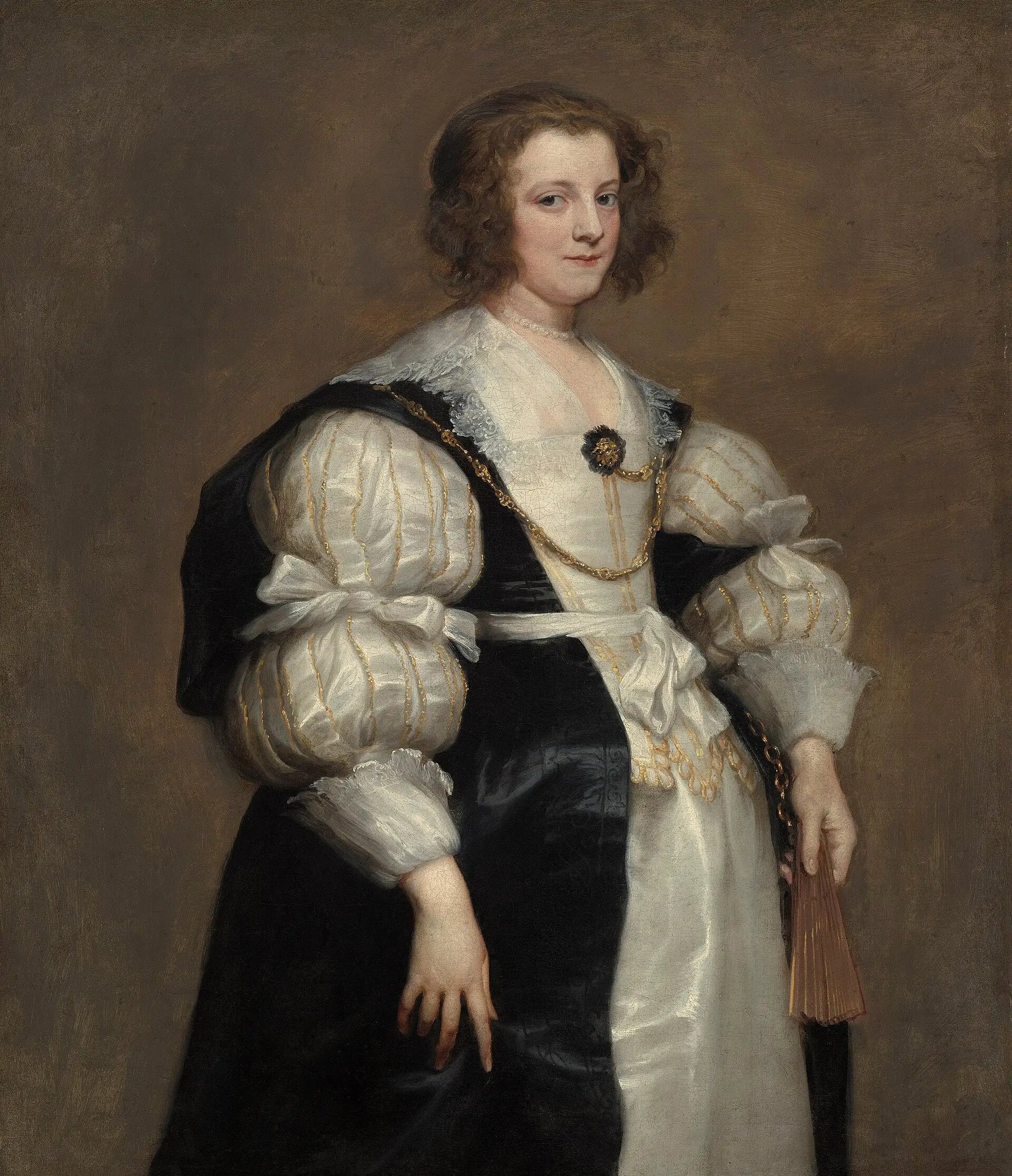 Dame à l’éventail - Antoine van Dyck - Alpha Reproduction