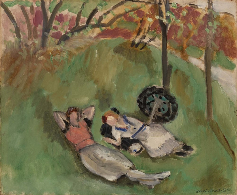 Reproduction du tableau « Deux femmes étendues - Henri Matisse » par Alpha Reproduction en peinture à l’huile