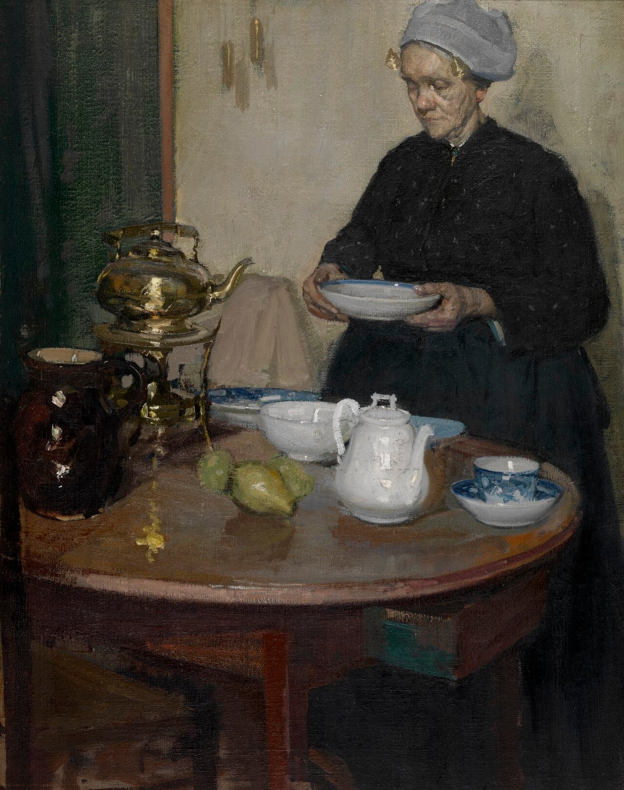Femme à table - Richard Edward Miller - Alpha Reproduction