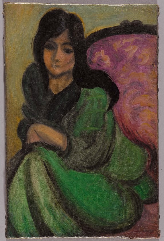 Reproduction du tableau « Femme au fauteuil - Henri Matisse » par Alpha Reproduction en peinture à l’huile