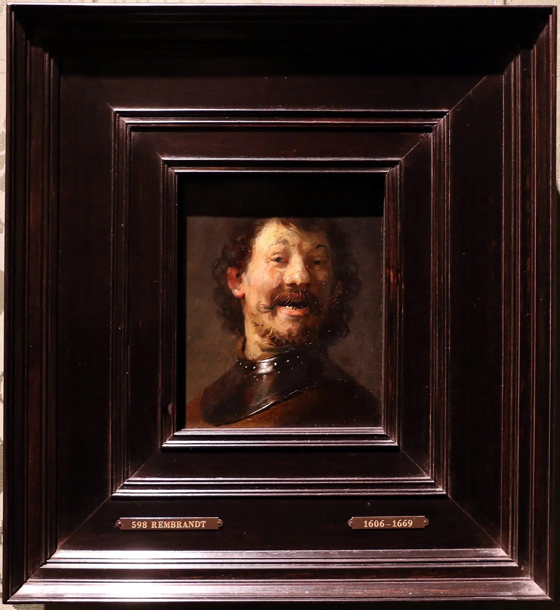 Homme riant - Rembrandt - Alpha Reproduction