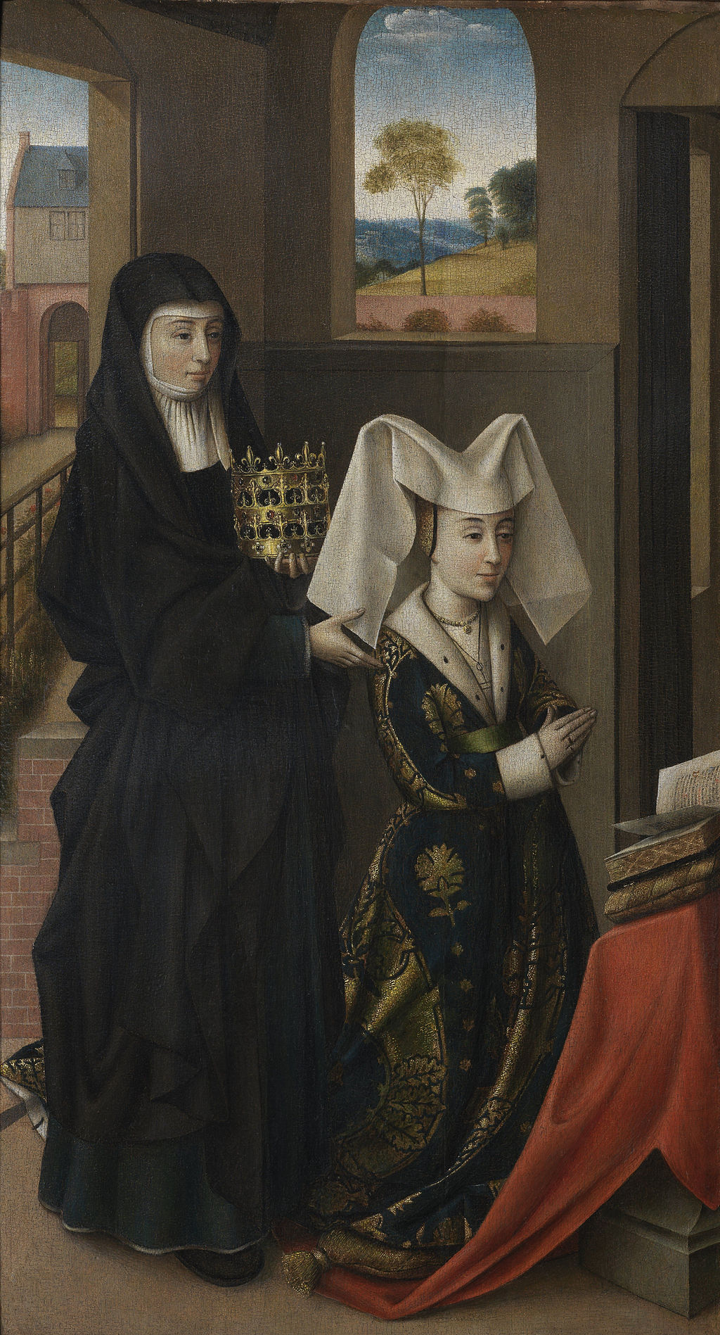 Isabelle de Portugal avec sainte Élisabeth - Petrus Christus