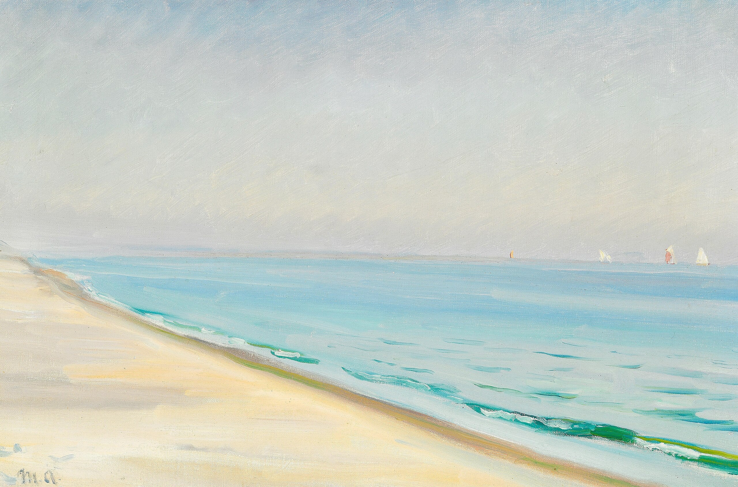 יום קיץ ב-Skagen Senderstrand. (מייקל אנשר) - מייקל פיטר אנשר