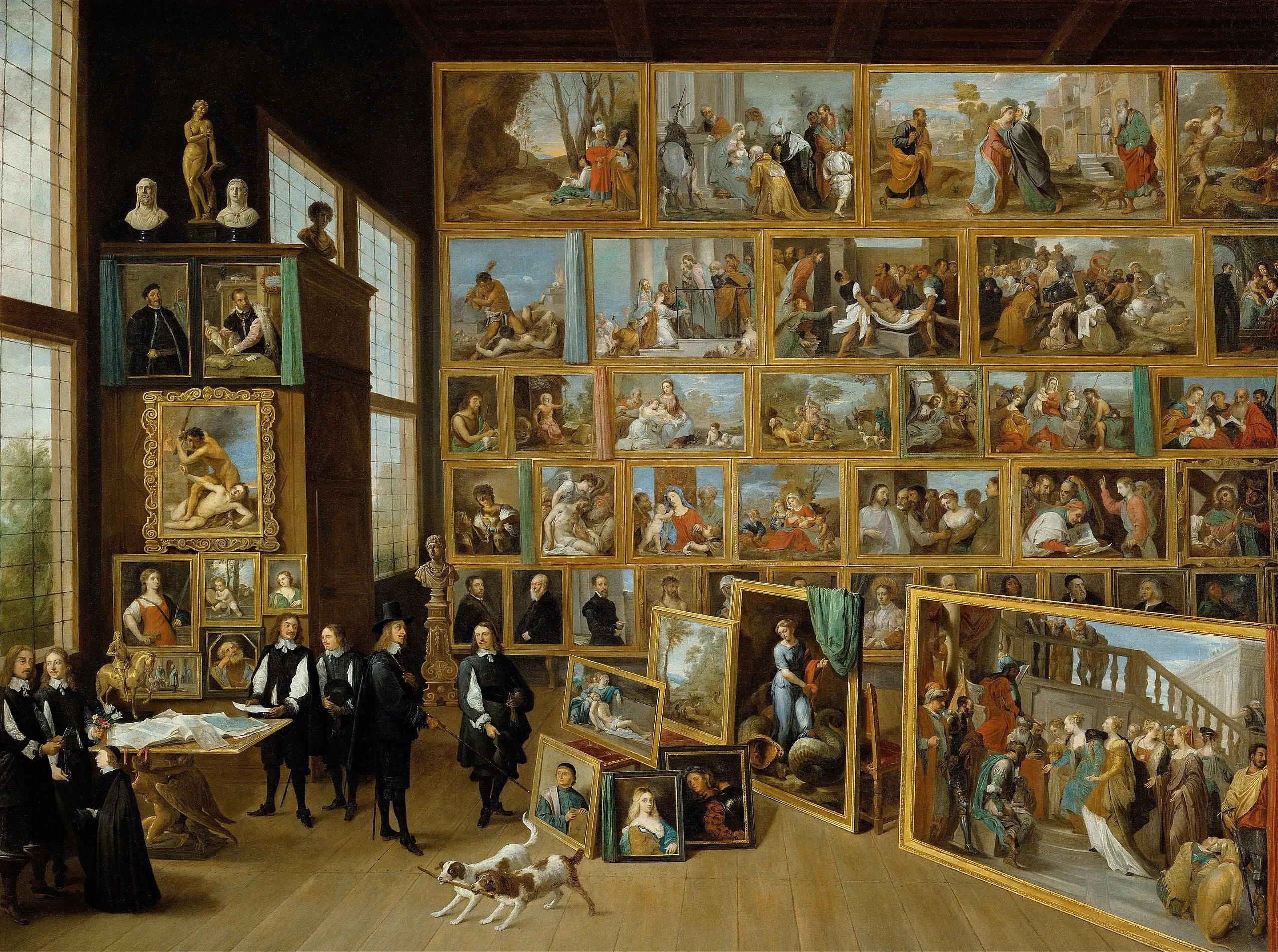 L’Archiduc Léopold-Guillaume dans sa galerie à Bruxelles - David Teniers le Jeune - Alpha Reproduction
