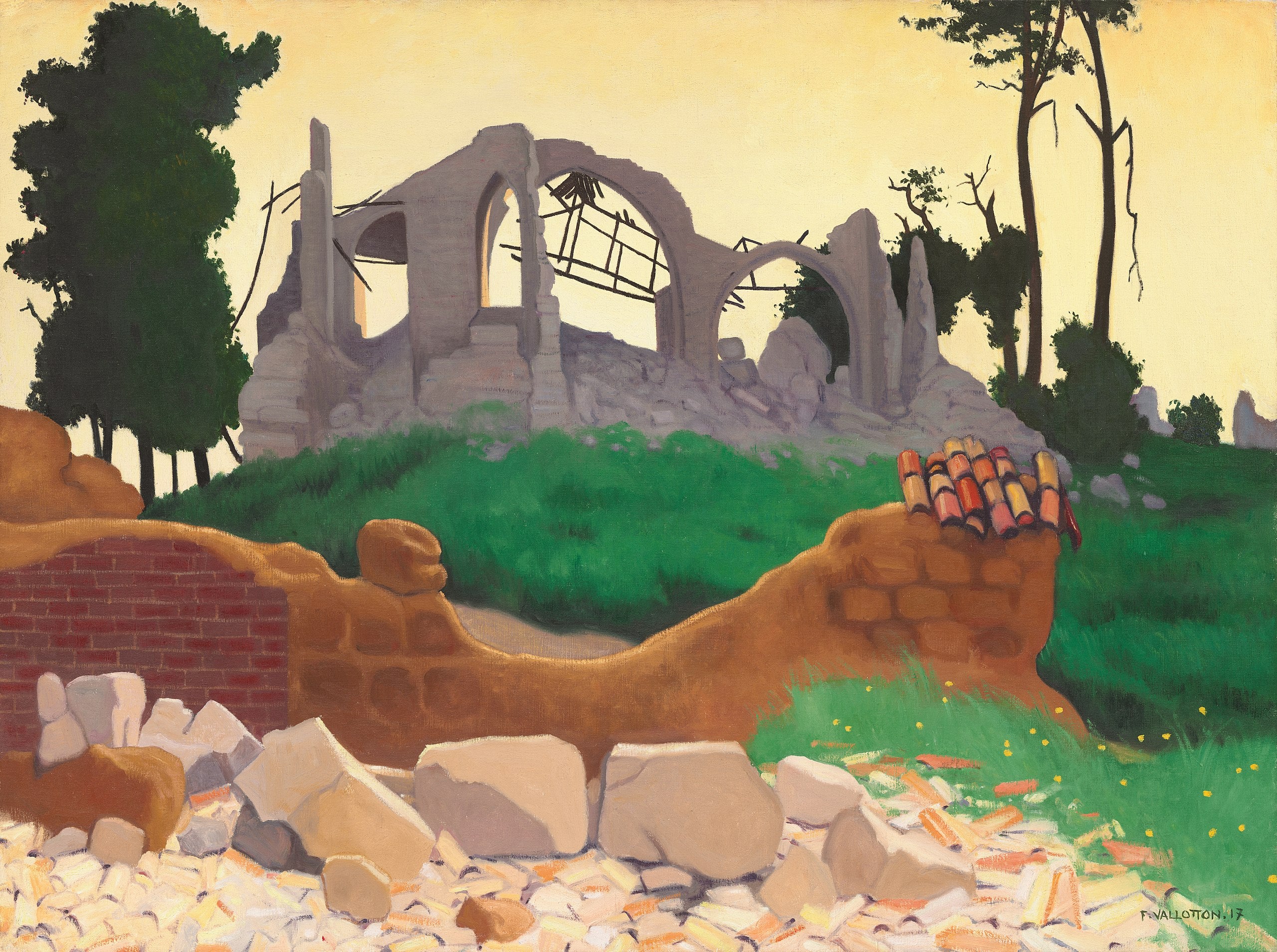 L'Église de Souain - Félix Vallotton