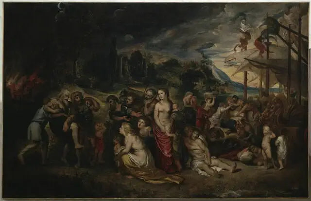 La Fuite d’Énée après l’incendie de Troie - Peter Paul Rubens - Alpha Reproduction