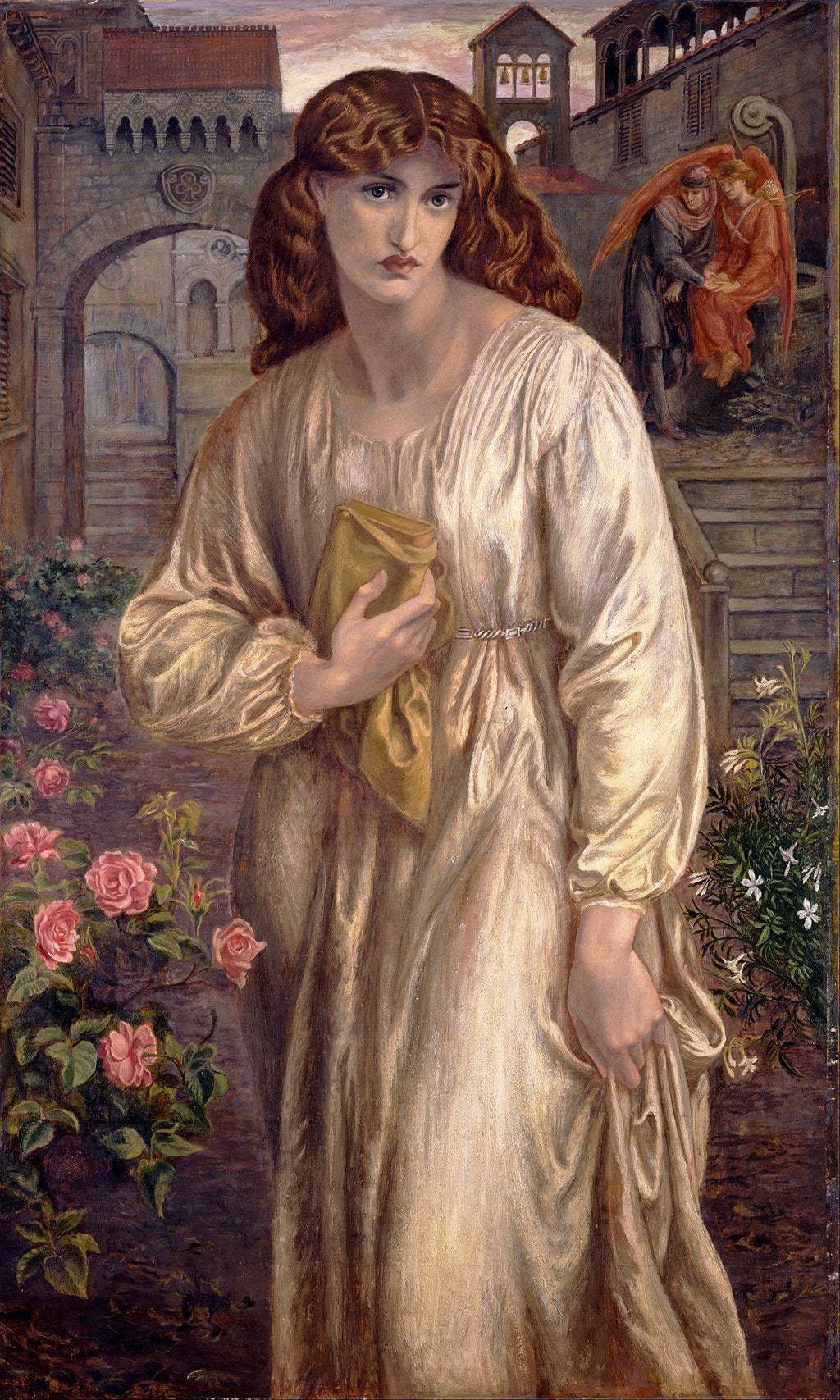 La Salutation de Béatrice - Dante Gabriel Rossetti