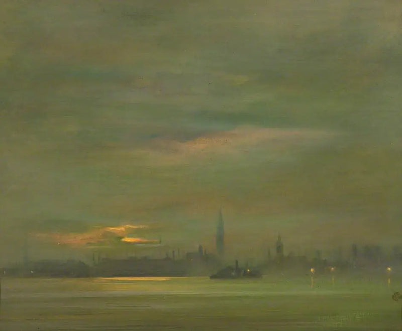 התמזה, בערב - ג'יימס אבוט מקניל ויסלר