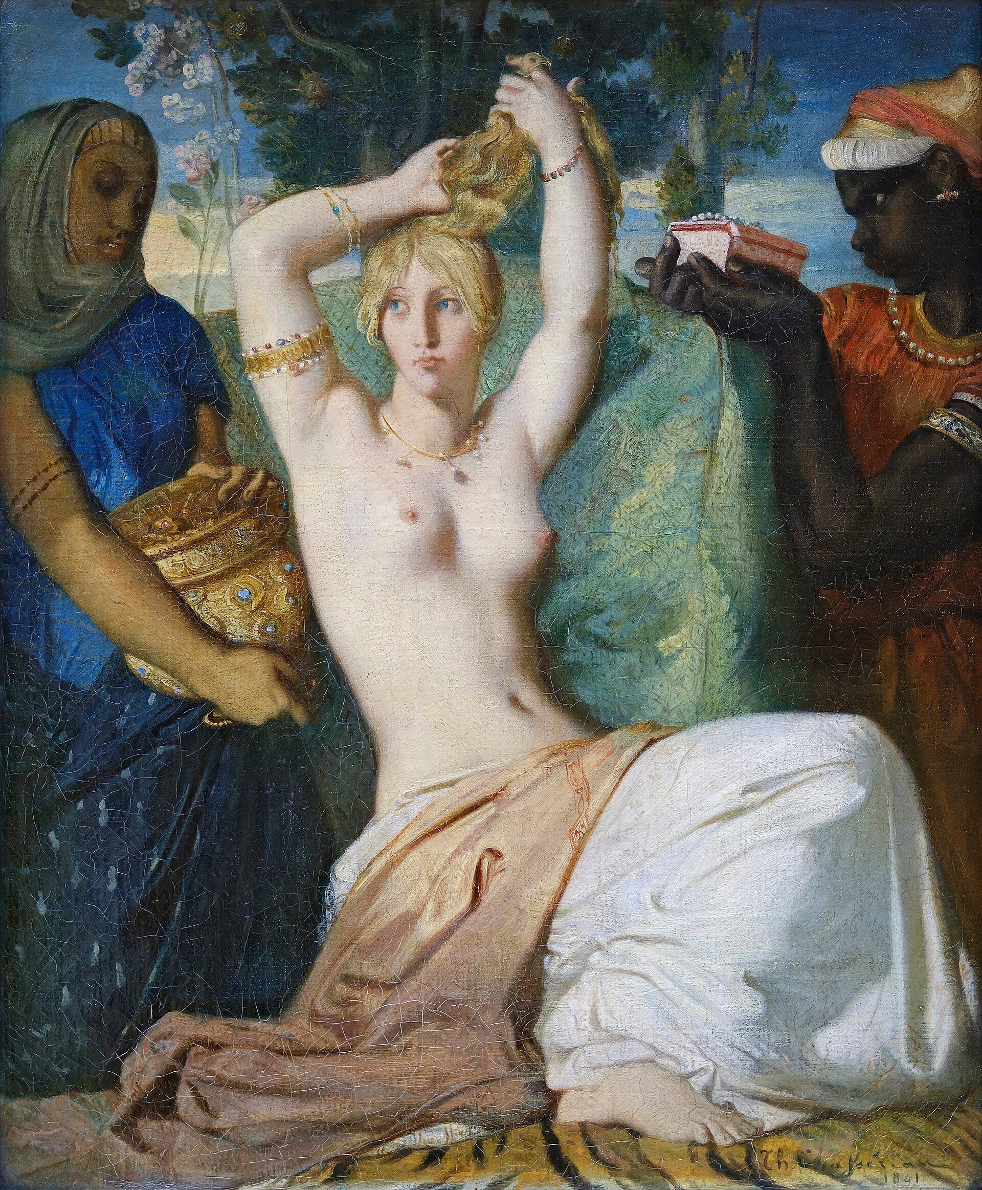 La Toilette d'Esther - Théodore Chassériau