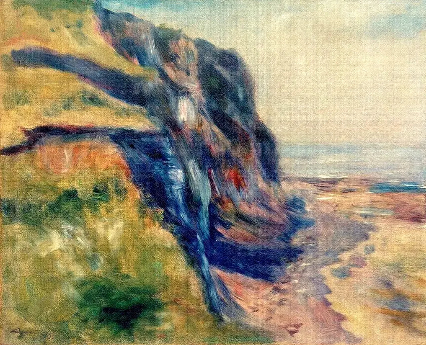 Reproduction du tableau « La côte près de Dieppe - Pierre-Auguste Renoir » par Alpha Reproduction en peinture à l’huile