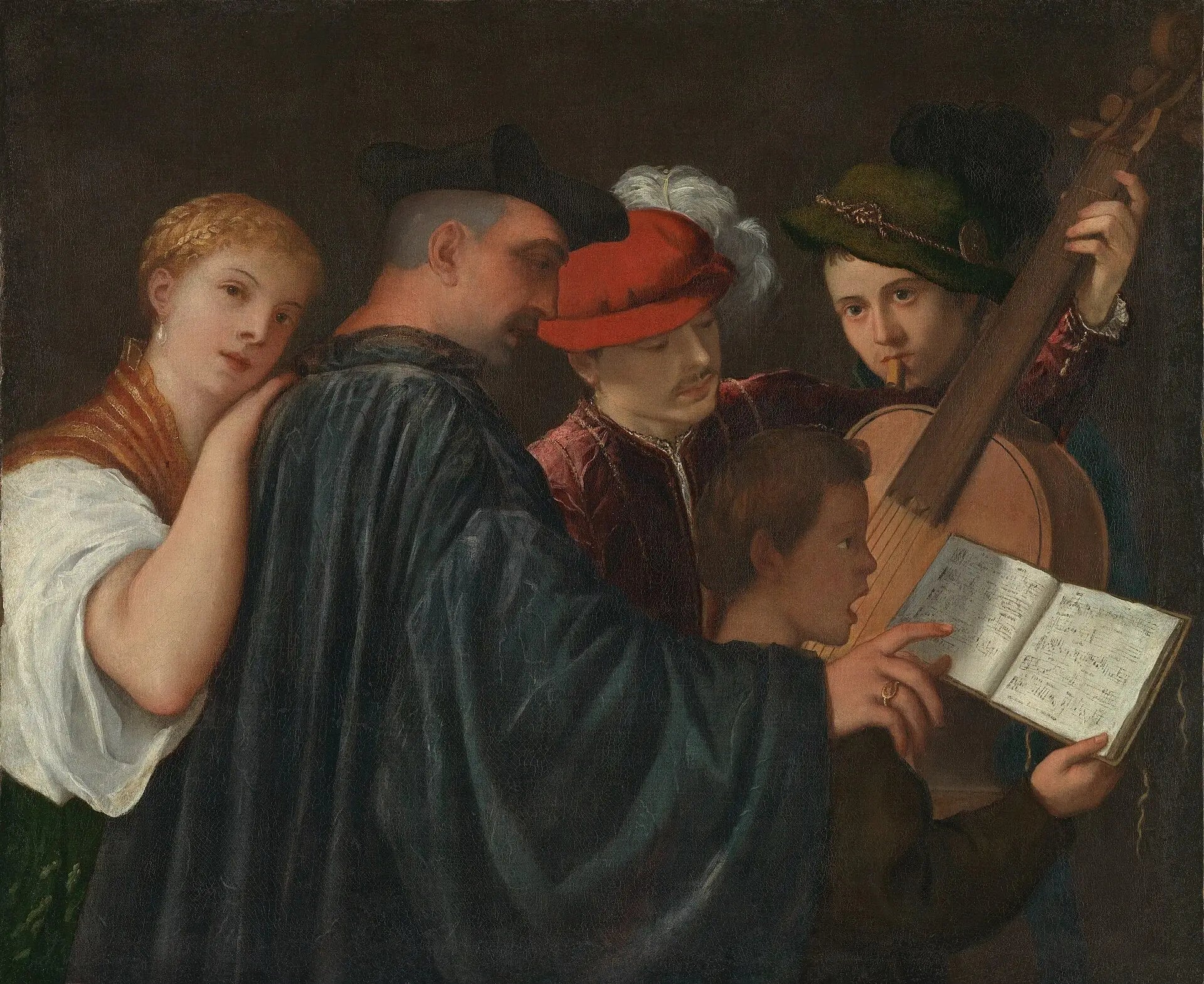 La leçon de musique - Titian - Alpha Reproduction