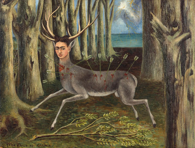 Reproduction du tableau « Le Cerf blessé - Frida Kahlo » par Alpha Reproduction en peinture à l’huile