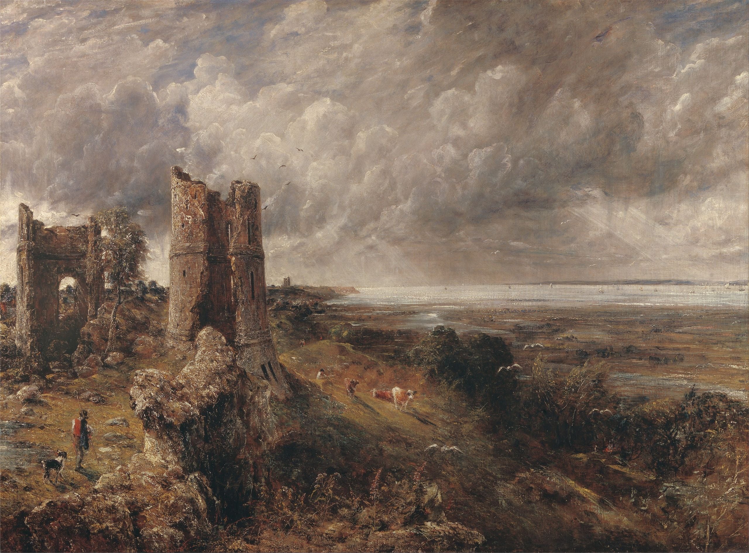 Le Château d'Hadleigh - John Constable