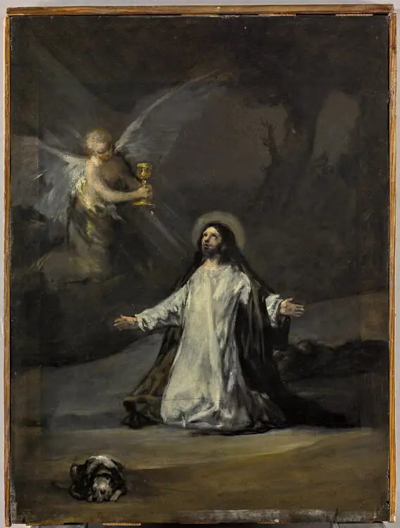 Reproduction du tableau « Le Christ au jardin des oliviers - Francisco de Goya » par Alpha Reproduction en peinture à l’huile