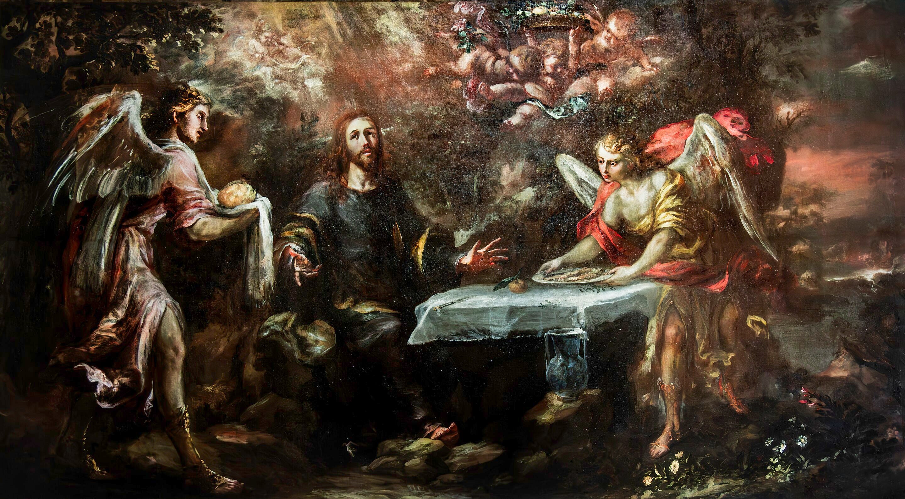 Le Christ servi par les anges - Juan de Valdés Leal