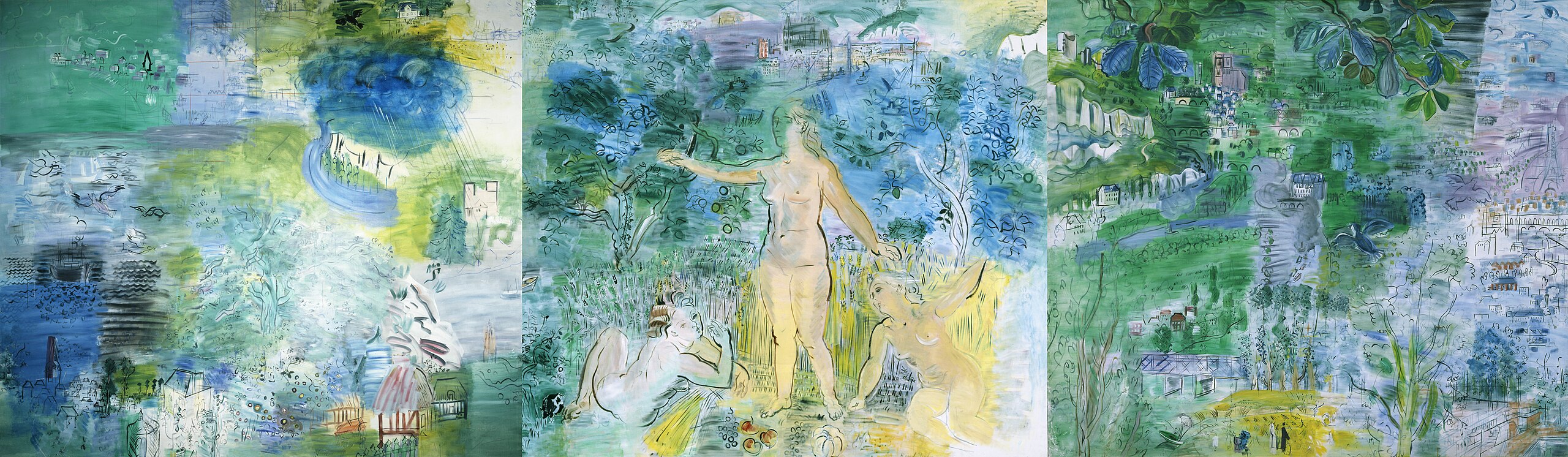 Le Cours de la Seine - Raoul Dufy