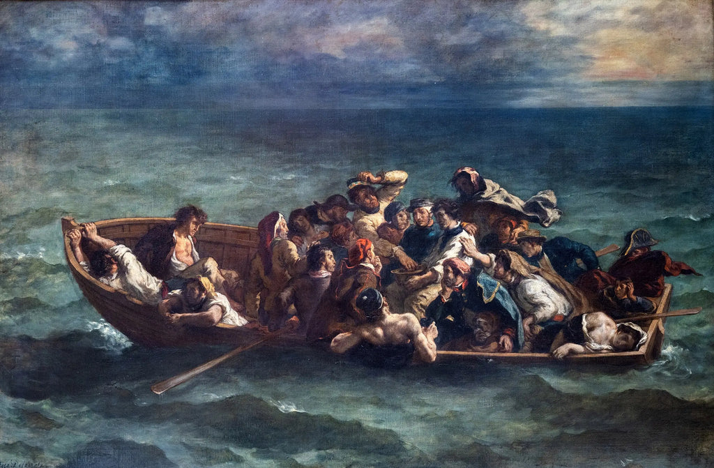 Reproduction du tableau « Le Naufrage de don Juan - Eugène Delacroix » par Alpha Reproduction en peinture à l’huile
