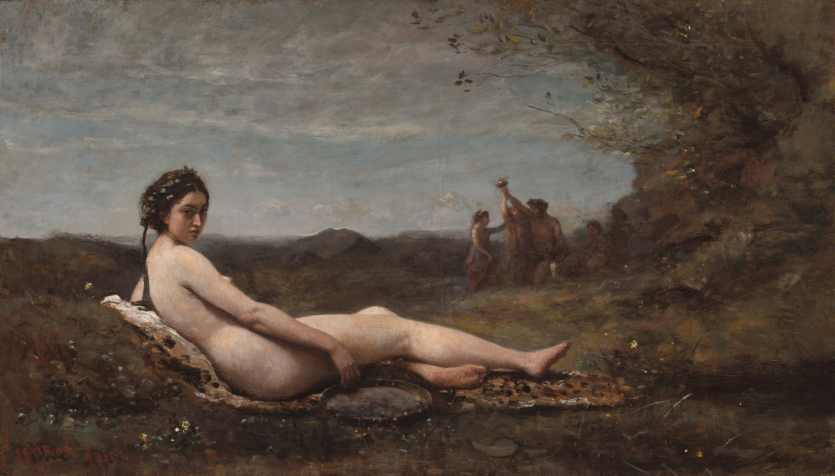 Le Repos - Jean-Baptiste Camille Corot