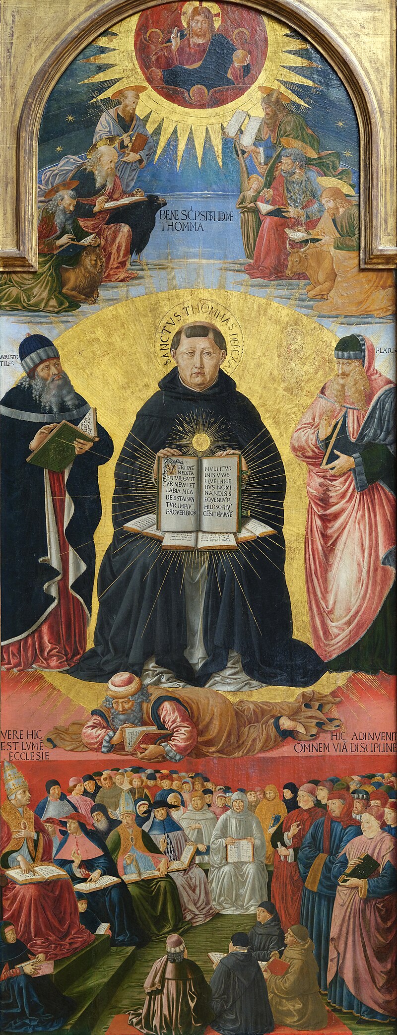 Le Triomphe de Saint Thomas d'Aquin - Benozzo Gozzoli