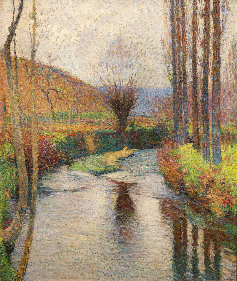 Le Vert aux peupliers et au saule - Henri-Jean Guillaume Martin
