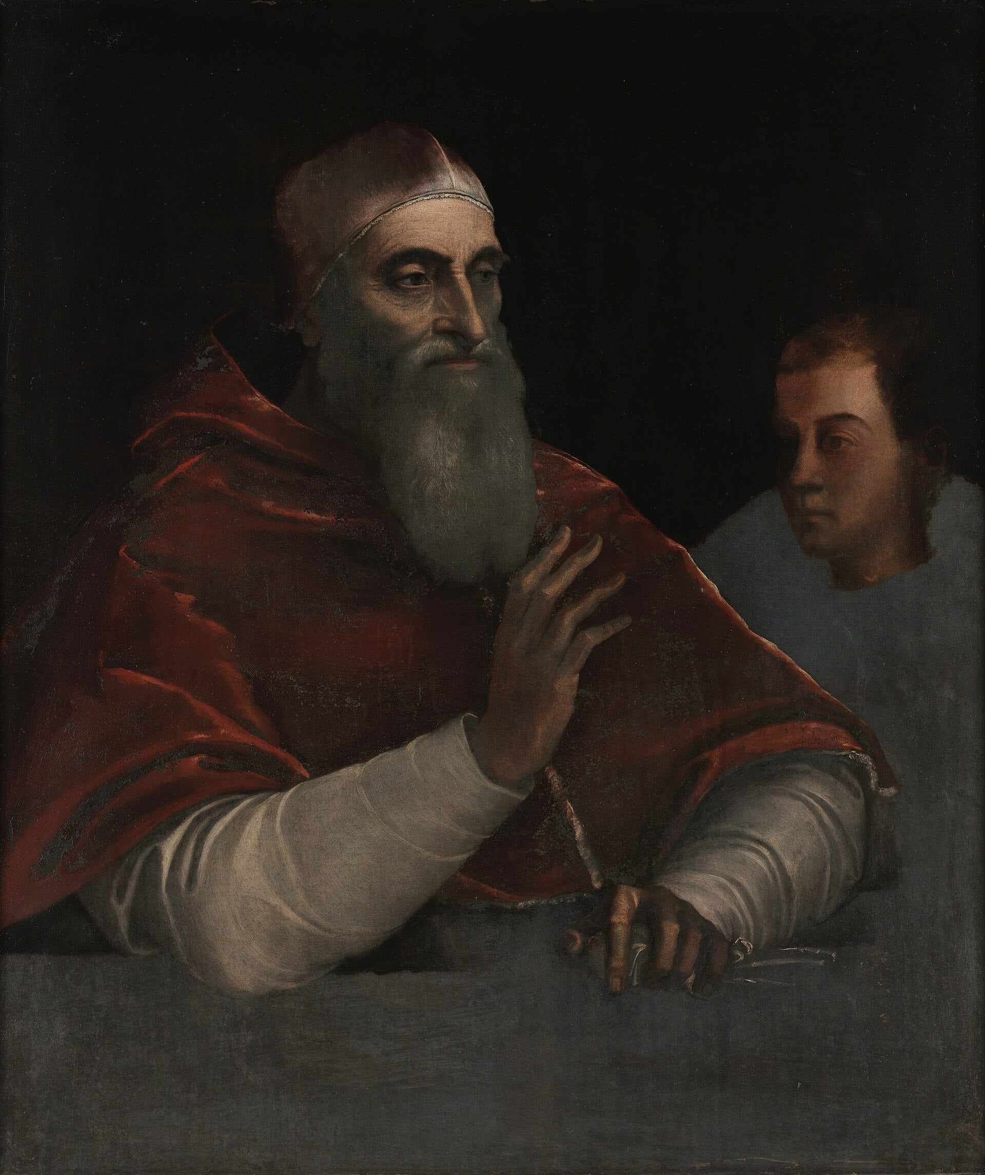 Le pape Paul III avec un neveu - Sebastiano del Piombo