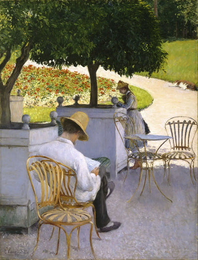 Reproduction du tableau « Les Orangers - Gustave Caillebotte » par Alpha Reproduction en peinture à l’huile