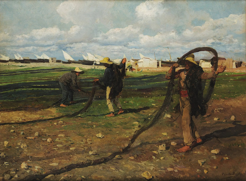 הדייגים אוספים את הרשתות שלהם - חואקין סורולה