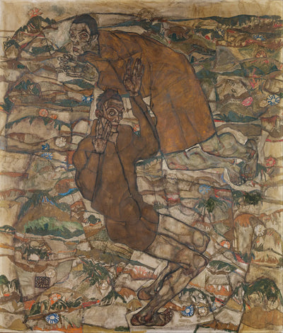 Reproduction du tableau « Lévitation (L'Aveugle II) - Egon Schiele » par Alpha Reproduction en peinture à l’huile