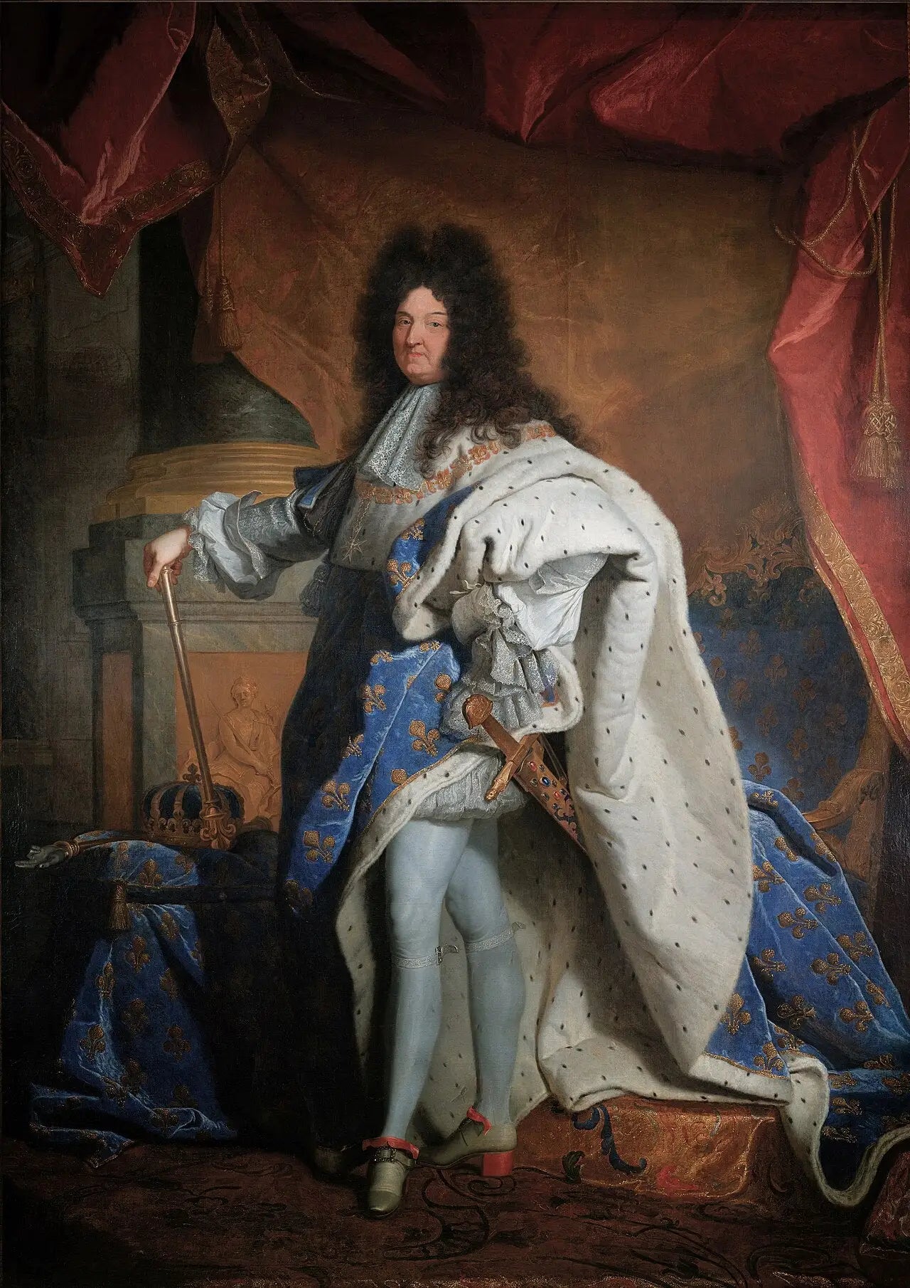 Louis XIV roi de France (1638-1715) - Hyacinthe Rigaud - Alpha Reproduction