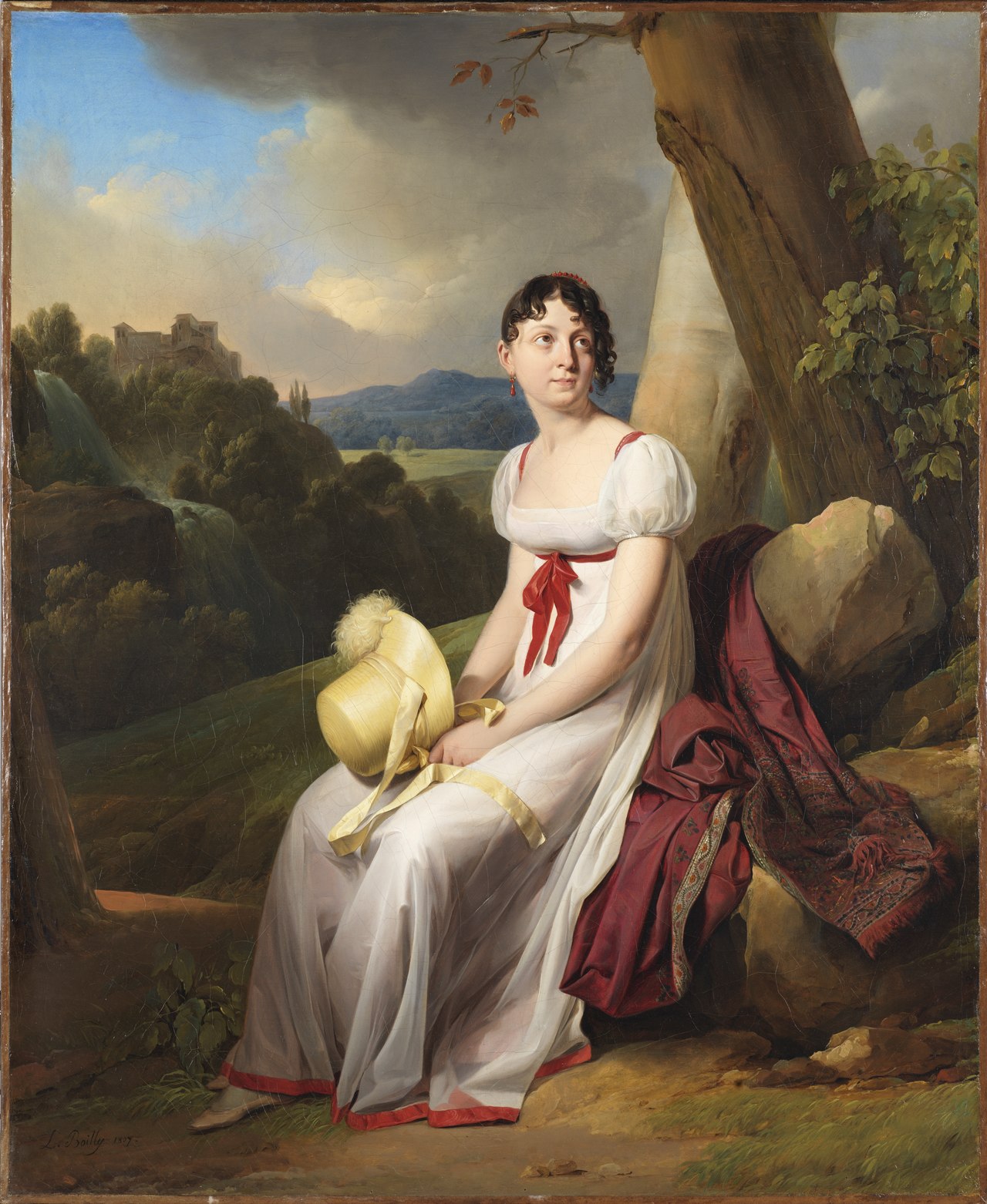 Madame Saint-Ange Chevrier - Louis-Léopold Boilly