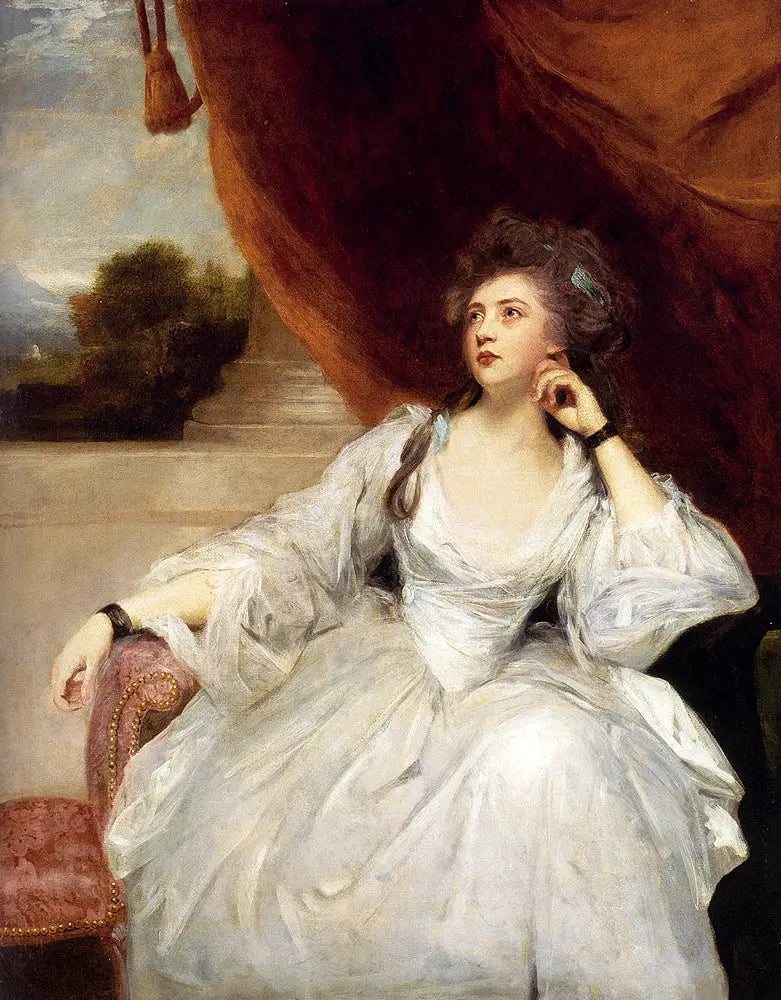 Portrait d’Elizabeth Falconer Mme Stanhope en guise de contemplation - Joshua Reynolds - Alpha Reproduction