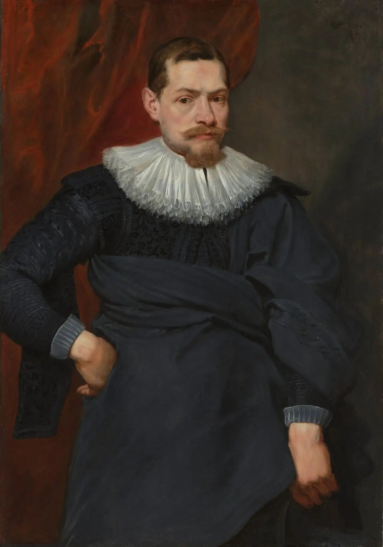 Portrait d’homme à la fraise non amidonnée - Antoine van Dyck - Alpha Reproduction