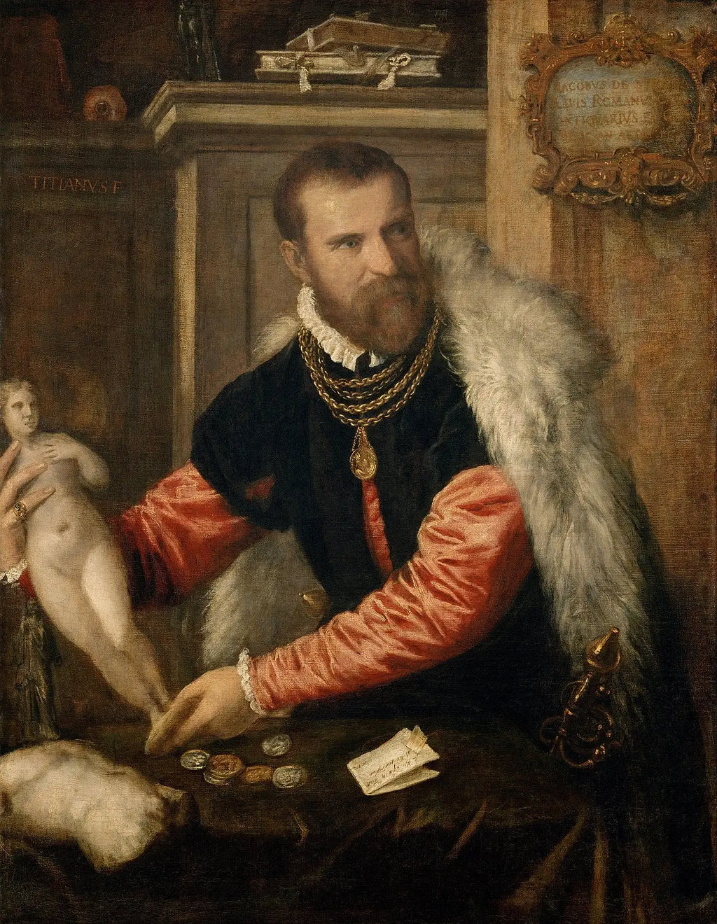 Portrait de Jacopo Strada - Titian - Alpha Reproduction